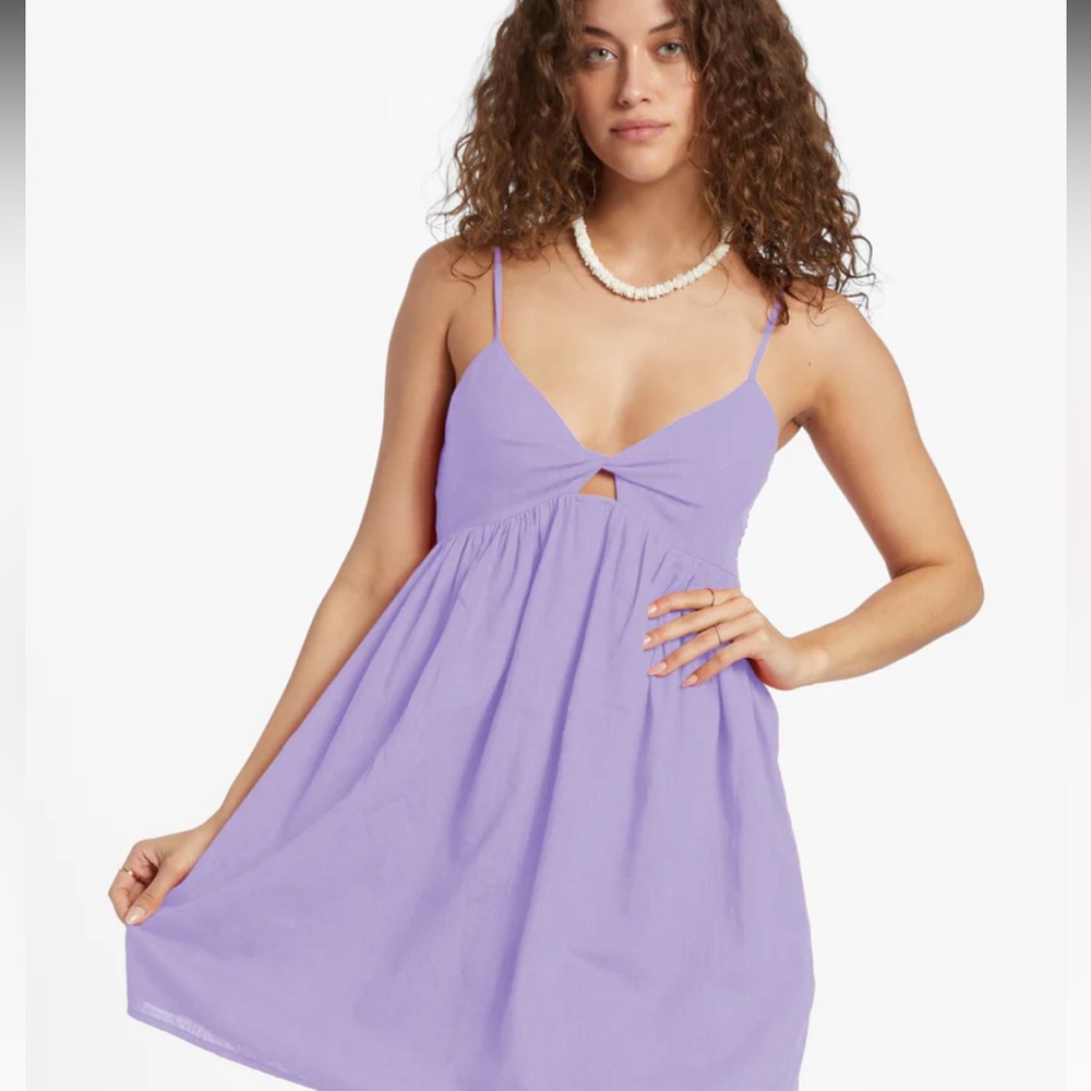 NWT purple billabong mini dress size medium